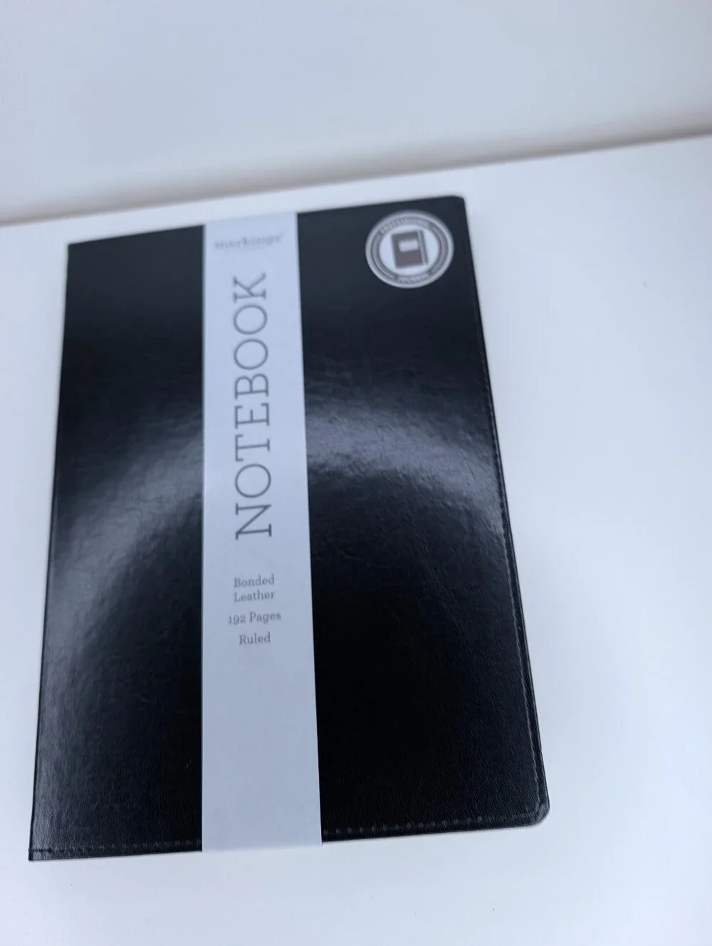 Black Notebook - Bonded Leather Journal NEW